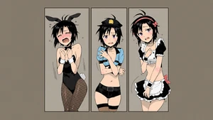 Anime the idolmster kikuchi makoto manga stockings Playmat Gaming Mat Desk - Picture 1 of 1