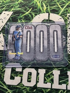 2000 Fleer Tradition George Brett 3000 Club Die-Cut - ROYALS 