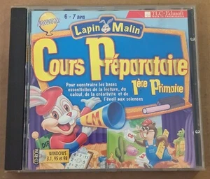 Lapin Malin Cours Préparatoire 1ère Primaire CD-ROM TLC FR - Picture 1 of 3