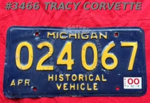 Michigan Original Vintage Metal Historical Vehicle License Plate 024067 - Picture 1 of 2