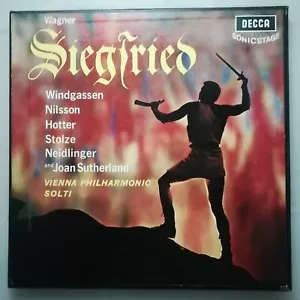 Decca 5 LP box SET 242/6 WB ED1: Wagner - Siegfried / Windgassen / Solti / VPO - Picture 1 of 4