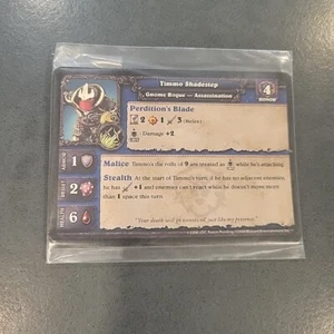 World of Warcraft Miniaturen Timmo Shadestep NUR KARTEN neu WOW Kern Set - Bild 1 von 2