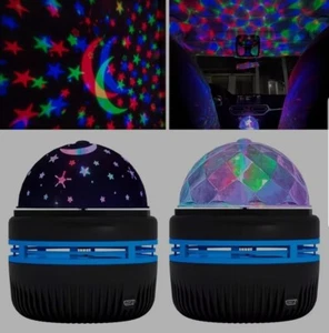 Moon Galaxy Starry Sky Projector Lamp Rotating Magic Ball Led Night Light New - Picture 1 of 9