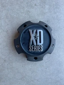 *USED KMC XD Series Matte Black Wheel Center Cap SCREWS NOT INCLUDED 1079L145AMB - Picture 1 of 2