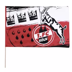 Stockflagge Stockfahne 1. FC Köln Wappen - 60 x 90 cm - Bild 1 von 1