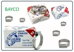 CLIPS JUBILEO ACERO INOXIDABLE. CLIP DE MANGUERA MARCA JUBILEE GENUINO HECHO EN REINO UNIDO - Imagen 1 de 4