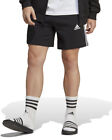  Shorts Hose HERREN Adidas Essentials French Terry 3-Stripes Schwarz-Weiss 