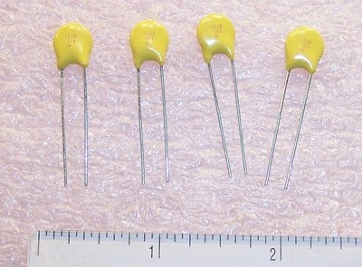 QTY (50) 1500pf 1000V 1KV Y5P CERAMIC DISC ECKD3A152KBP PANASONIC ROHS - Image 1 of 3