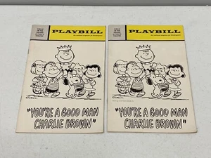 Vintage LOT YOU’RE A GOOD MAN CHARLIE BROWN Broadway MUSICAL Playbill 1971 - Bild 1 von 9