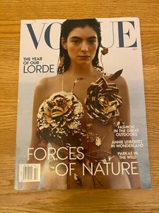 Vogue Magazine Oct 2021 Lorde Luxury Fashion Models Musicians Art Photos Jewels - Picture 1 of 10