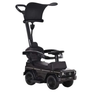 Benz G350 Ride-on Schiebewagen Auto Bodenschieber Kinderwagen, Schwarz HOMCOM - Bild 1 von 7
