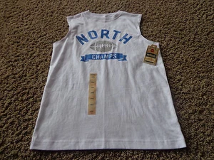 URBAN PIPELINE boy's sz L (14/16) muscle tank white North Football Champs - Picture 1 of 5