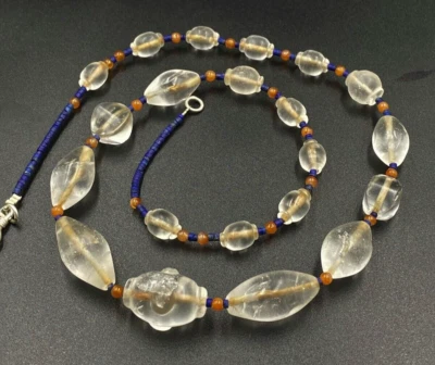 Cuentas de cuarzo cristales raros y únicos de la dinastía Pyu del sudeste asiático  Foto 1 de 4