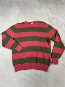 Maglione Freddy Krueger Adulto Medium A Nightmare On Elm Street a righe ufficiale - Foto 1 di 10