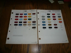1984 GM & Ford Colors Ditzler PPG Color Chips -  Two Makes - Picture 1 of 1