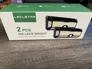 Solar Outdoor Lights 4000lm 268 Led Motion Sensor Lights Outdoor Ip65 Waterproof - Picture 1 of 4