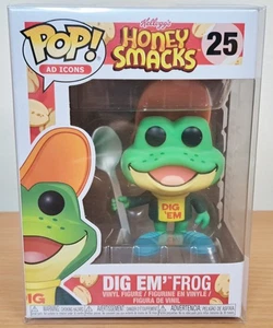 Funko Pop Vinyl Figure Dig Em Frog Honey Smacks 25 icone pubblicitarie + protettore - Foto 1 di 6