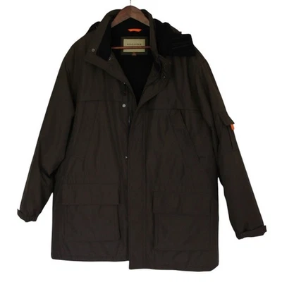 Sonoma жизни стиль мужской XL оливковый зеленый с капюшоном зимнее пальто куртка - Изображение 1 из 4