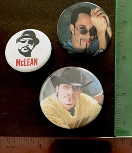A.J. McLean - Backstreet Boys Vintage 3 x 1 To 1.5" pin-back buttons - Bild 1 von 2