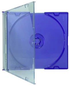 SLIM PURPLE Color CD Jewel Cases Lot - Picture 1 of 3