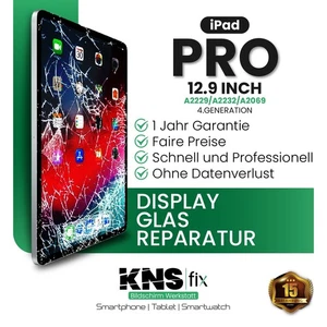 IPAD Pro 12.9" Generación 4 Cristal Reparación Pantalla Intercambio ✅ 24 Horas - Imagen 1 de 5