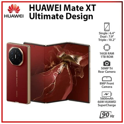 (New) HUAWEI Mate XT ULTIMATE DESIGN 16GB+1TB RED Unlocked EMUI Mobile Phone - Bild 1 von 4