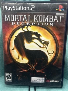Mortal Kombat Deception (Sony PlayStation 2 PS2) Complete CIB Tested Resurfaced - Picture 1 of 11