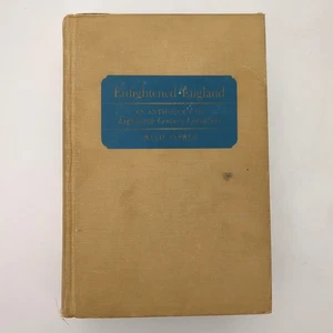 Enlightened England Eighteenth Century Literature Anthology HC Book Sypher 1947 - Bild 1 von 24
