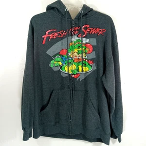 Teenage Mutant Ninja Turtles Vintage Zip Hoodie schwarz *Größe Beschreibung lesen* - Bild 1 von 5