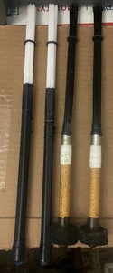 2 Pair Custom Rods 1 Regal Tip BlackStick Mallets 1 Hard WHITE NYLON BRUSHES GVG - Picture 1 of 8