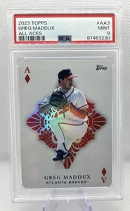 2023 TOPPS GREG MADDUX ALL ACES Atlanta Braves MLB Baseball PSA 9 - Picture 1 of 3