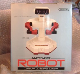 New Sealed Nintendo Famicom Robot Box Slight Damage