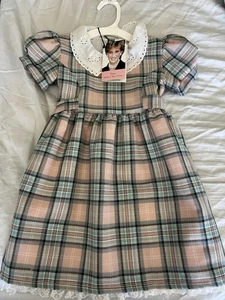 Princess Diana Rose Tartan Plaid Girl’s Dress Size 4 by Locharron of Scotland - Picture 1 of 9