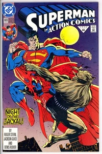 Action Comics #683 Doomsday Cameo 1992 NM(-) 9.2 - Picture 1 of 2