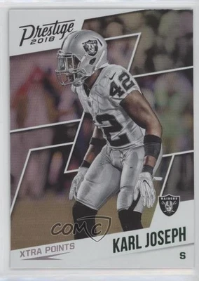 2018 Panini Prestige Xtra Points Green Karl Joseph #145 - Image 1 of 2