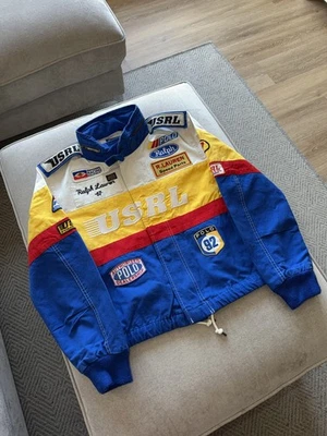 Polo Ralph Lauren USRL Racing NASCAR  Canvas Bomber Jacket Women's M Medium - Image 1 of 4
