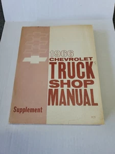 VINTAGE 1966 CHEVROLET TRUCK SHOP MANUAL SUPPLEMENT REPAIR SERVICE GUIDE BOOK - Bild 1 von 5