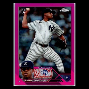 2023 Topps Chrome Update - #USC71 Randy Vasquez RC Pink Refractor - NY Yankees - Picture 1 of 2