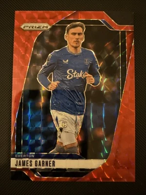 James Garner #230 Prizm Red Mosaic Premier League Soccer 2024-25 Everton - Image 1 of 2