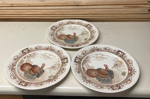 Vtg Johnson Brothers BARNYARD KING Thanksgiving Dinner Plate(s) 10 1/2" Diameter - Picture 1 of 4