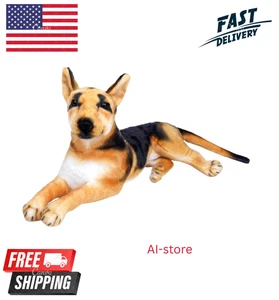Stuffed German Shepherd Plush Dog 19" Soft Toy Gift Fast Dispatch - Picture 1 of 5