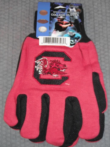NCAA South Carolina Gamecocks Utility Gloves Red w/ Black Palm McARTHUR Cover