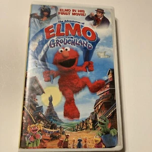 THE ADVENTURES OF ELMO IN GROUCHLAND VHS TAPE - Picture 1 of 4