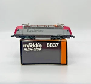 Z Scale Marklin Mini-Club 8837 Euro Sprinter Eletric Locomotive LED Org Box (A) - Picture 1 of 8