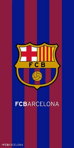 FCBarcelona UEFA Champions League Beach Towel 30x60 In New With Tags Cover