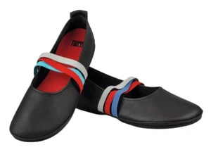 Camper Schuh Twins schwarz K201665 006 Echtleder Damen Ballerina - Bild 1 von 7