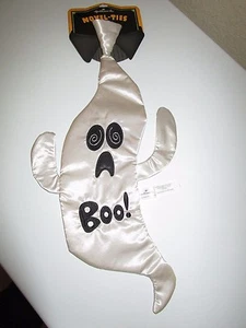 Hallmark Halloween Neuheit Krawatten Geist Clip Kostüm Krawatte Neu mit Etikett - Bild 1 von 1