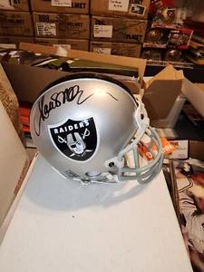 Marcus Allen Oakland Raiders Signed Mini Helmet Tri Star - Picture 1 of 2