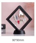 3D Floating View Frame Holder Coin Jewellery Clear Display Box Nail Case Shop