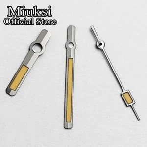 miuksi watch hands fit nh35 nh36 green luminous automatic movement parts - Picture 1 of 7